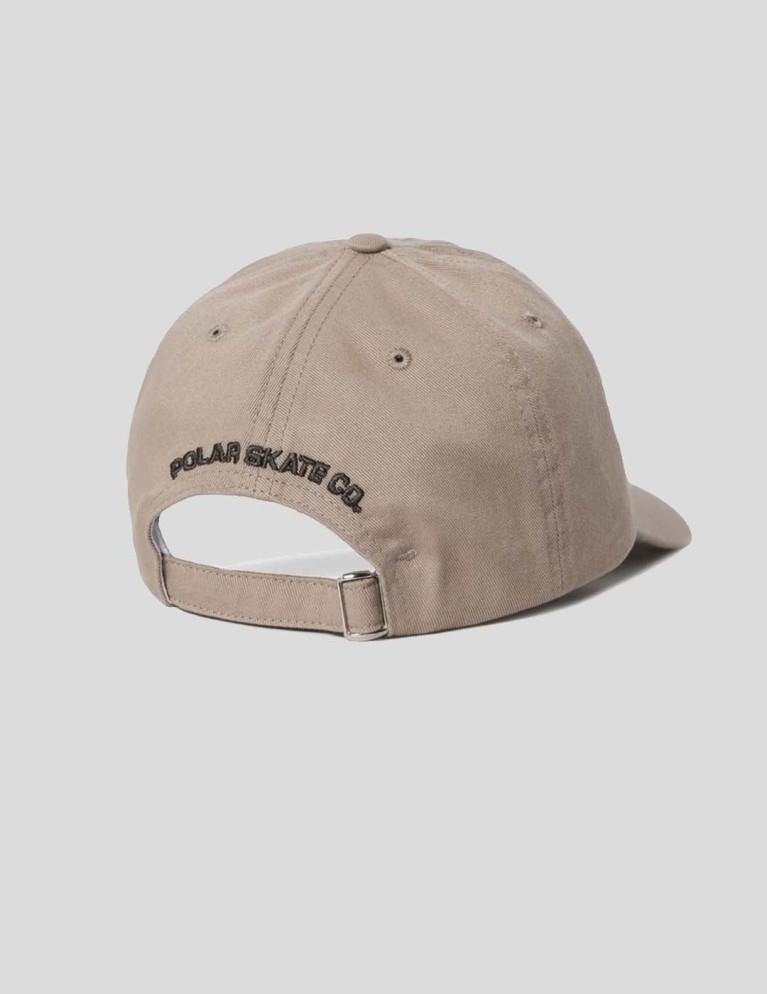 Gorra POLAR SKATE CO face logo cap sand